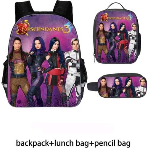 16 Inch 3pcs/Set Women School Backpack for Girls Boys Orthopedic Schoolbag Backpacks Children Book Bag