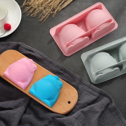 2 even frog prince silicone cake mold Multifunctional baking mold for handmade soap chocolate fudge
