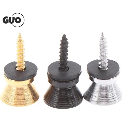 1PC Guitar Strap Lock Locking Pegs Pin Metal End Strap Button for Guitar Classical Electric Bass Guitar Ukulele Guitarra Part