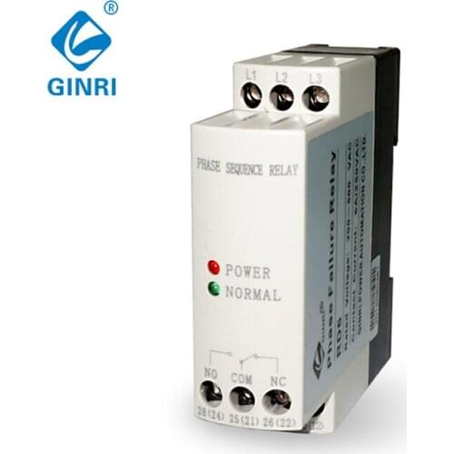 GINRI JVRD6 200-500VAC Voltage Protective Relays Phase Loss Phase Sequence Control Relay