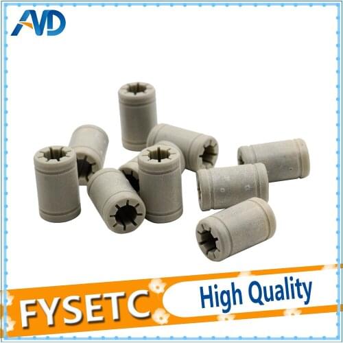 12pcs RJ4JP 01 08 Plastic LM8UU 8 mm Linear Ball Bearing For 3D Printer cnc Accessories Same As RJ4JP-01-08 Anet Bearing