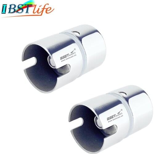 2X Marine Grade 316 Stainless Steel Drop-In Swivel Gunnel Rod Holder Insert Rod Holder Adapter Fishing Rod Support Accessories