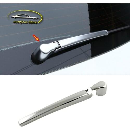 ABS Chrome For Mercedes Benz GLC 2016 2017 2018 Accessories Car Rear Window Wiper Arm Blade Cover Trim Sticker Car Styling 2pcs