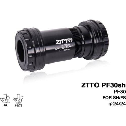 PF30sh PF30 24mm Adapter bicycle Press Fit Bottom Brackets Axle for MTB Road bike Parts Prowheel 24mm Crankset Chainset