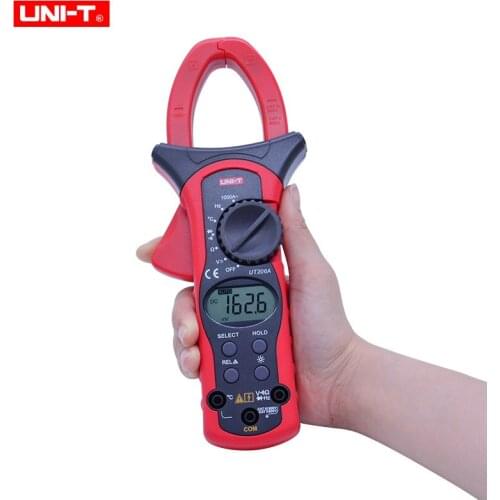 UNIT UT205A/UT206A Auto Range 1000A Digital Clamp Meters Multimeters Voltmeter with LCD Backlight High current clamp meter
