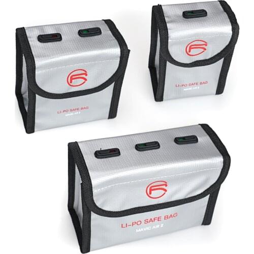 Upgraded DJI Mavic Air 2 LiPo Safe Bag Explosion-proof Protective Battery Storage Bag for DJI Mavic Air 2 Accessories