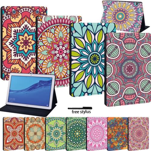 Case for Huawei MediaPad T3 8.0/T3 10 9.6" Tablet Cover Flip Stand Pu Leather for Huawei MediaPad T5 10 10.1" Protector Cover