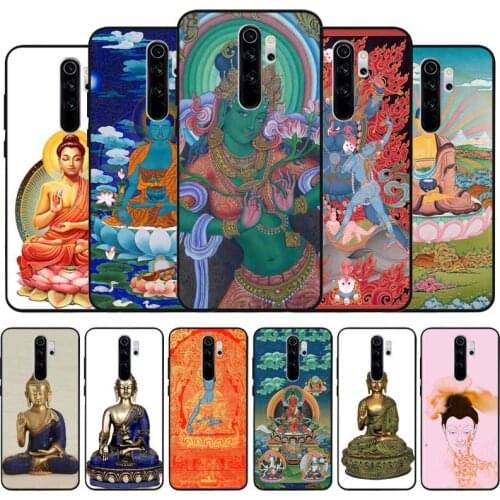 Galactic Gautama Buddha Budha black Silicone Phone Case For Redmi note 9 8 7 Pro S 8T 7A Cover