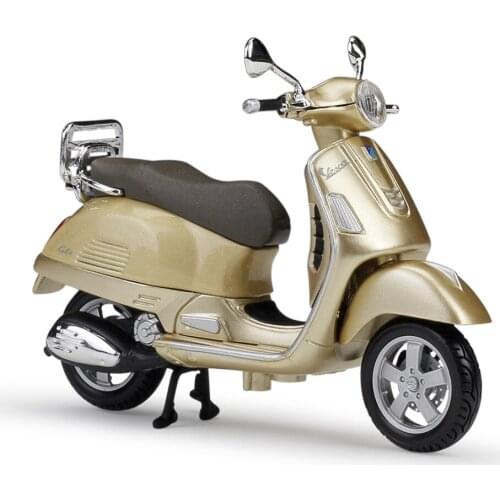 Maisto 1/18 Vespa GTS300 Metal Alloy Collection Simulation Motorcycle Racing Model Car Decoration Toys