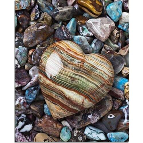 Love Highlight Needlework Diy Painting Kit 5D Diamond Cross Stitch Embroidery Full Square/round Drill Picture By Numbers