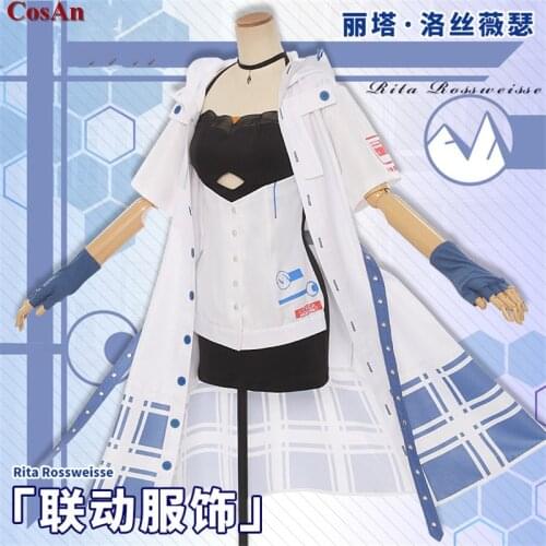 New Game Honkai Impact 3 Rita Rossweisse Cosplay Costume Fashion Lovely Uniform Dress Activity Party Role Play Clothing S-XL