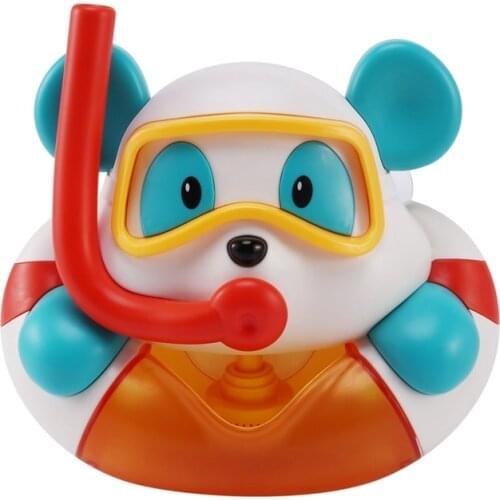 Outdoor Bubble Machine Bear Music Kids Bath Toy Bathtub Soap Automatic Bubble Maker Baby Bathroom Toy for Children