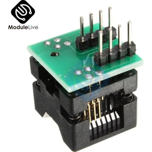 SOIC8 SOP8 to DIP8 EZ Socket Converter Module Programmer Output Power Adapter With 150mil Connector SOIC 8 SOP 8 To DIP 8