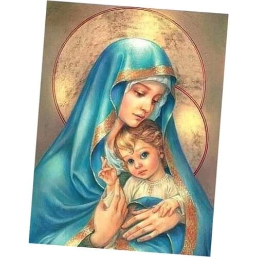 Religious Madonna Diamond Painting Kits for Adults Kids 5D DIY Crystal