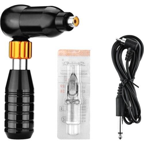 Rotary Tattoo Machine Shader Tatoo Motor Gun Kits Professional Silent L-shaped Tattoo Gun Motor Hybrid Tattoo Machine with Cord