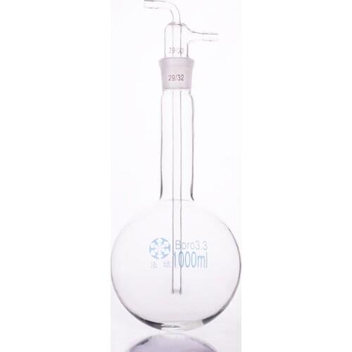 Spherical grinding mouth cold trap,Capacity 1000ml,Joint 29/32,Boron-silicon long-necked round bottom Cold bore flask