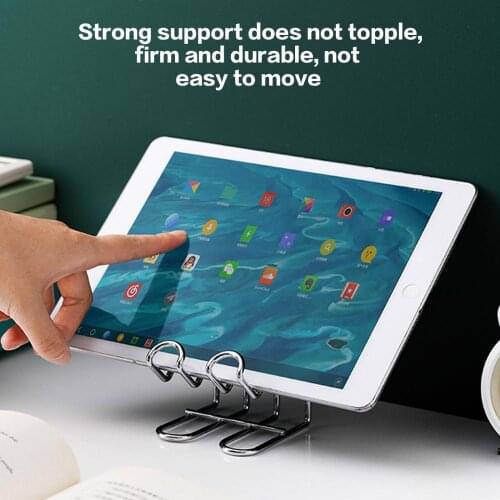 Mobile Phone Tablet Ipad Rack Desktop Support Multifunctional Storage Kitchen Iron Lazy Support Frame