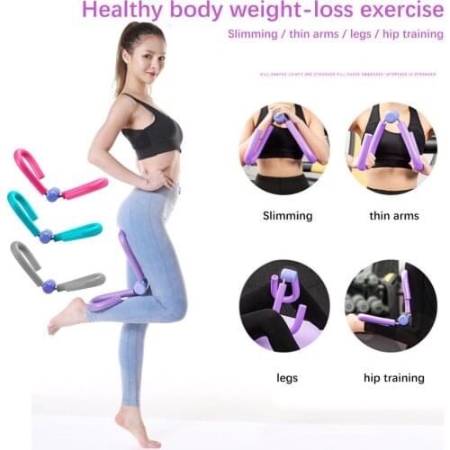 PVC Leg Thigh Exercisers Gym Sports Thigh Master Leg Muscle Arm Chest Waist Exerciser Workout Machine Gym Home Fitness Equipment