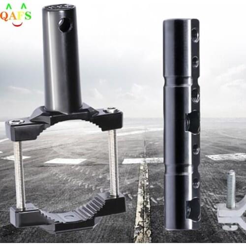 Universal Mount Bracket For Motorcycle Bumper Modified Headlight Stand Spotlight Extension Pole Frame Support Extension Bracket