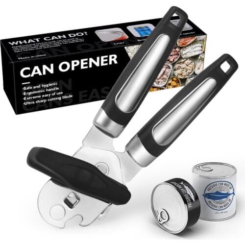 High Quality Manual stainless steel can opener, multi-function powerful canning knife, can opener, kitchen can opener