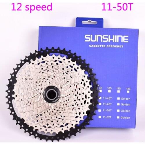 12 speed Bicycle Freewheel SUNSHINE 11-50T MTB wide than the MTB Bike different cassete SunRace 11-50 11 12v hot selling