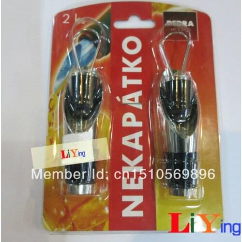 4pcs Wine Funnel Stainless Steel Bottle Pourer Dumping Stopper Plug Dripless 1.3cm for Bartender or Home