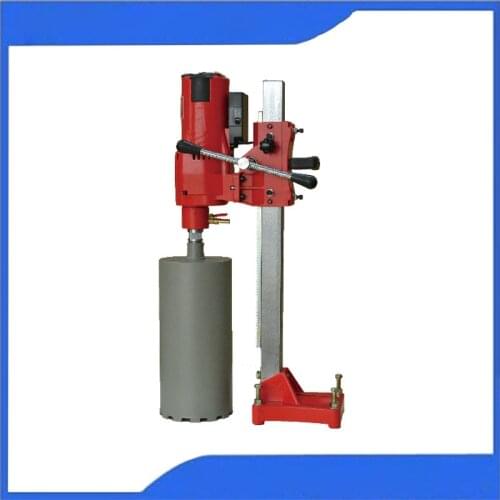 Diamond Drill Machine With Vertical Stand OB-205E Speed Adjustable Electrical Water Rig Concrete Drilling Machine
