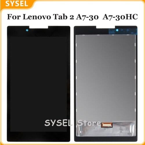 For Lenovo Tab 2 A7-30 A7-30HC LCD Display Screen Digitizer + Touch Panel Glass Assembly Replacement + Tools