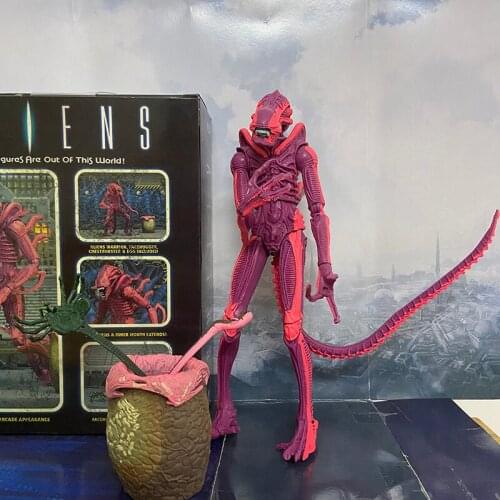 NECA Alien Xenomorph Queen Action Figure Aliens Collectible Model Toys Doll Gift 23cm