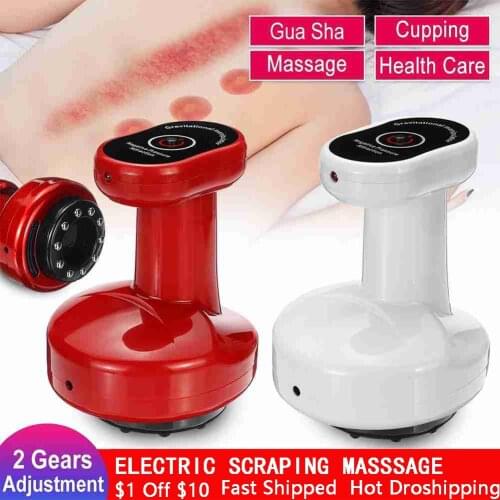 Electric Cupping Massager Vacuum Suction Cups Apparatus Scraping Device Meridian Anti Cellulite Fat Burning Body Slimming