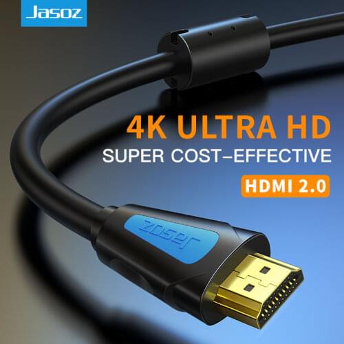 Jasoz HDMI Cable 4K/60Hz HDMI Splitter Cable for Xiaomi Mi Box HDMI 2.0 Audio Cable Switch Splitter for Tv Box PS4 HDMI Cable 5m