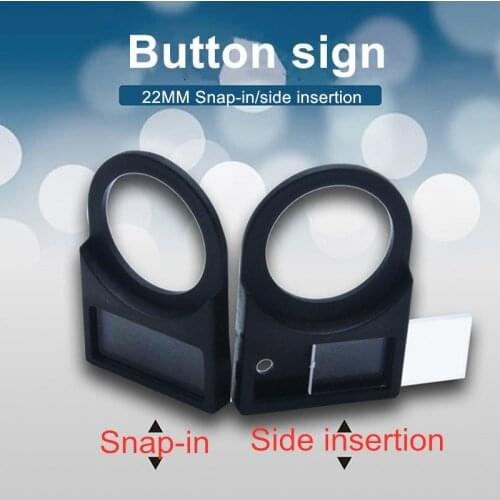 Button Signboard Button Signal Indicator Power Lamp 22mm Letter Frame Button Switch Guidepost Word Plate