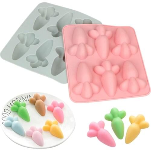 NICEYARD 3D Carrot Shape Jelly Ice Molds Pudding Dessert Decration Tools DIY Chocolate Mold Cake Mould Kitchen Baking Tool