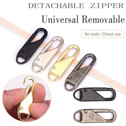 Newly Universal Detachable Zipper Puller 4/8pcs Metal Zipper Repair Kit for Coat Bag General