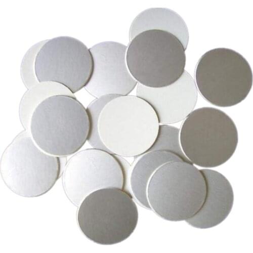 For induction sealing plastic laminated aluminum foil lid liners 10000pcs 23mm 10000pcs 33mm 10000pcs 53mm universal
