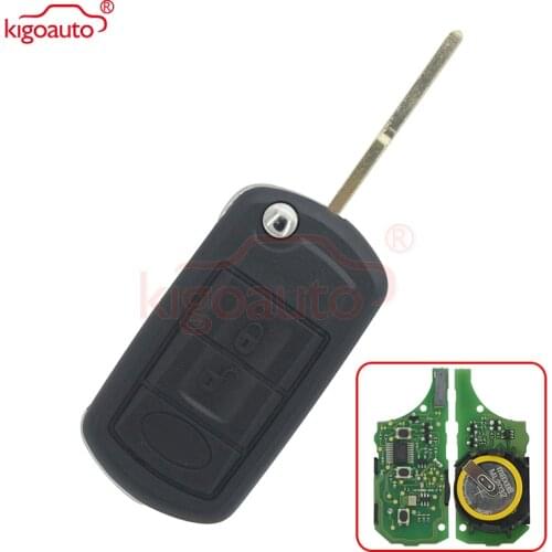 Flip key 3button 434Mhz HU101 key blade with ID46 chip for Landrover Range Rover Sport LR3 2005 2006 2007 2008 2009 kigoauto