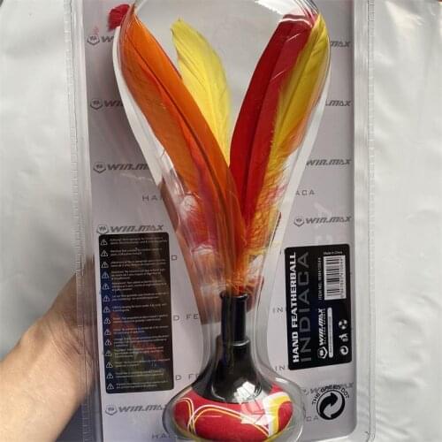 INDIACA Beach Entertainment Hand Shuttlecock Indiaca Featherball for Fun Indiaca Peteca Hand Badminton