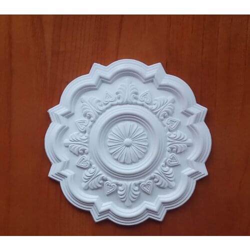 PU polyurethane ceiling rose rossete decoration European style wall ceiling decor doorframe portal decorating components