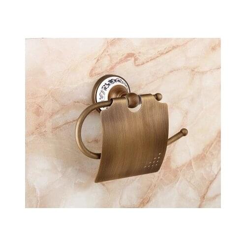 Clean and Yaou whole retro copper towel rack toilet paper holder toilet paper roll holder towel rack to hang the 2009