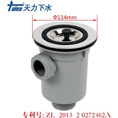 Talea 114mm Stainless Steel Kitchen Sink Strainer basket filter for sink waster Drain Strainer prevent sink garbage Basin waste