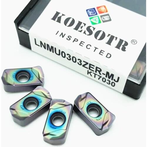 Lathe tools LNMU0303ZER-MJ KT7030 Hardened steel CNC tool parts Turning tool Slotting milling cutter LNMU0303 Milling cutter