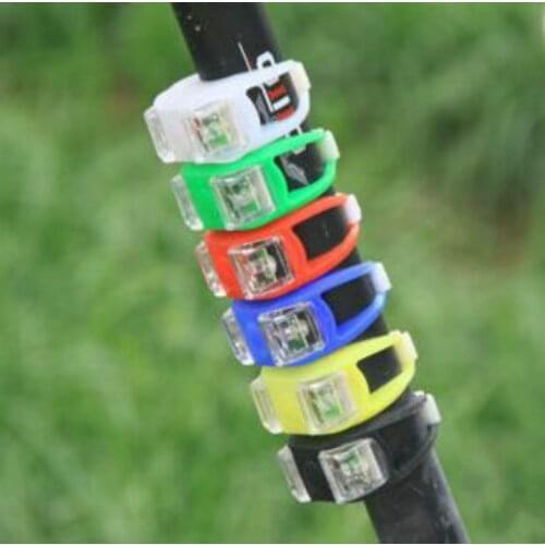 With Battery Bicycle Light Mountain Bike Head Front Rear Wheel LED Light Flash Spoke Warning Lamp Cycling Lights Bike Accessory
