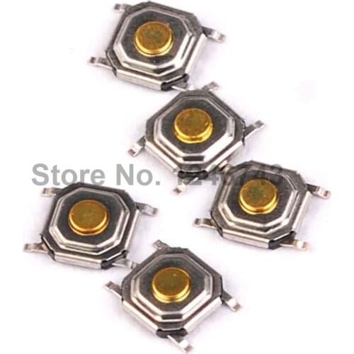 100pcs touch switch 5.2x5.2x1.5 SMD 4 feet key switch Touch button Touch micro switch