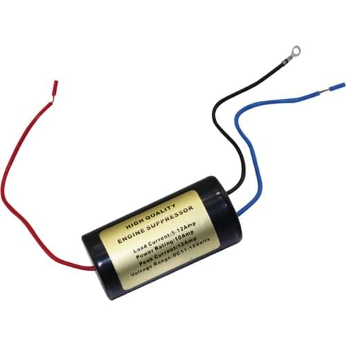 12V DC Power Rating 12AMP Auto SUV Noise Audio Filter Kill Hum Engine Wine Stereo Installation