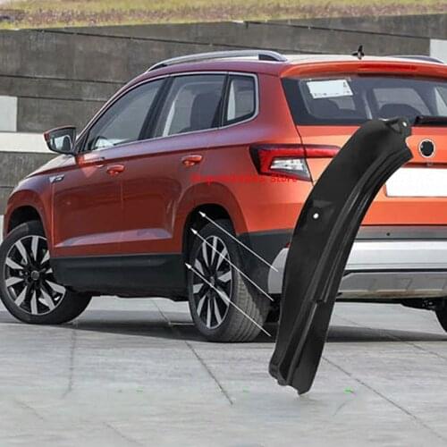 For Skoda Karoq 2020 Accessories Car Mudguard Anti Dirt Cover Front Rear Tire Fender Mat 2016 2017 2018 2019 2021 Modification