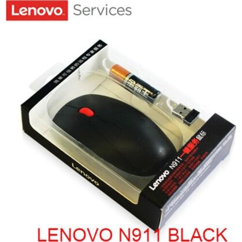 Lenovo N911 wireless mouse remote service desktop laptop computer business and office mute mouse