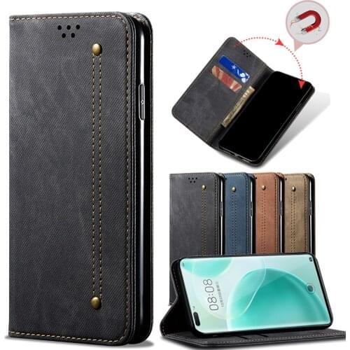 Business Retro Folding Flip Leather Case For Huawei Nova 8 Pro 6 7 SE 7i Card Slot Stand Magnetic Phone Cover Bag for Nova 7SE