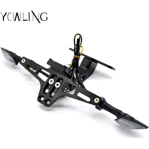Motorcycle License Plate Frame Motorcbike Number Plate Holder for Honda NC700X NC700S NC700D Integra CBR500R CB500F CB500X