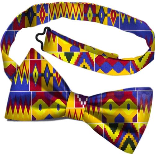 African Print Bow Tie for Men Bohemia African Cotton print fabric Gifts for Men African traditional Men Fake collar WYb340