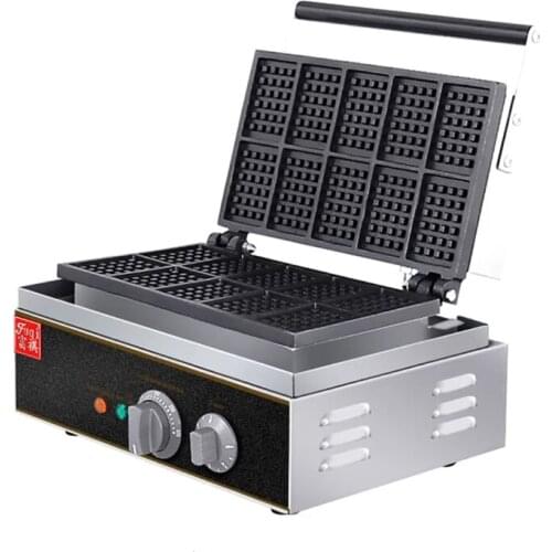 Hot Sell Commercial Waffle Machine Household Ten Grid Waffle Machine Waffle Cake Machine Pancake Snack Machine FY-10